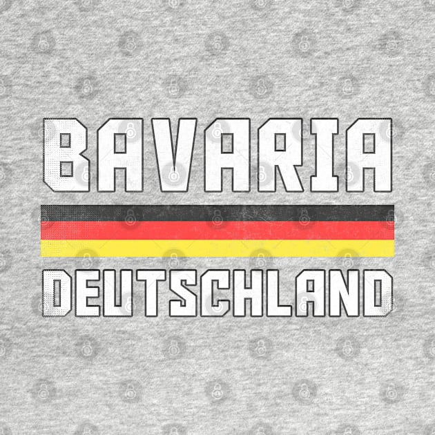 Bavaria / Germany Faded Style Region Design by DankFutura